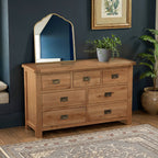 Commode Zelah Oak 3 tiroirs sur 4