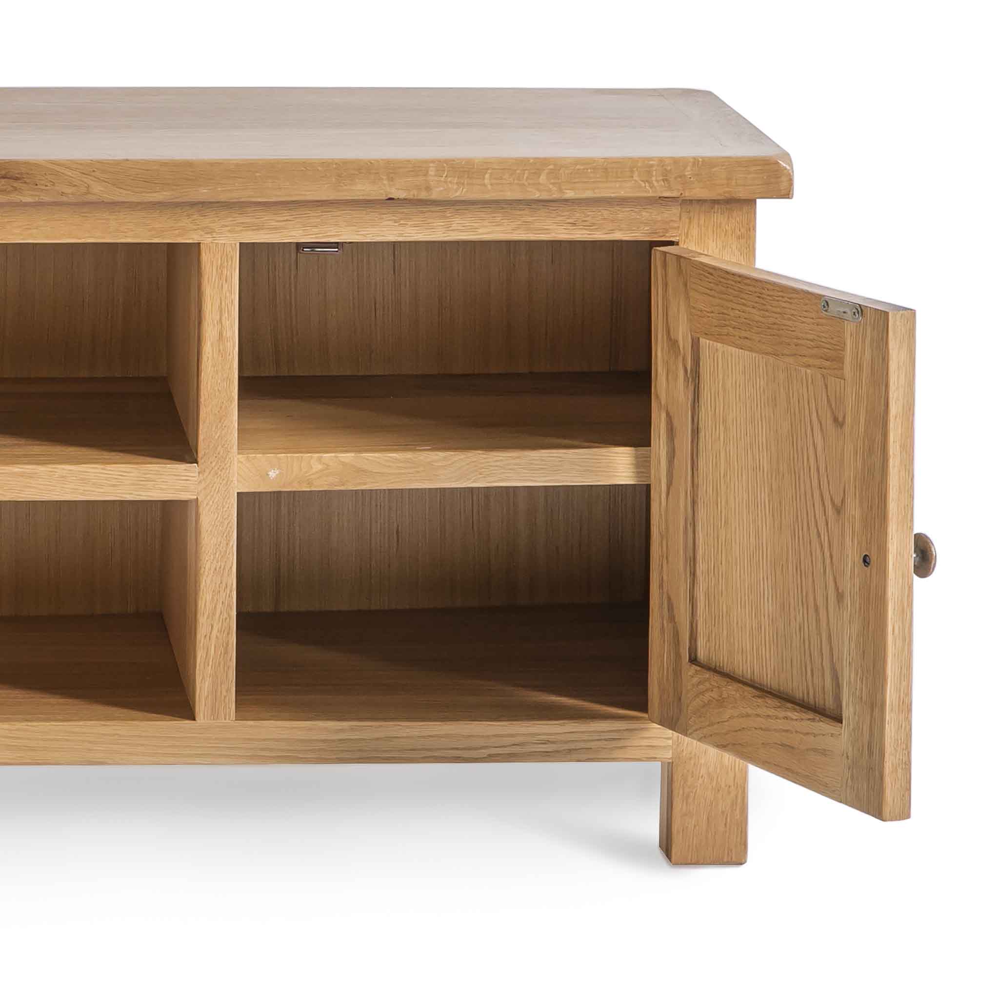 Meuble TV extra large Surrey Oak de 180 cm