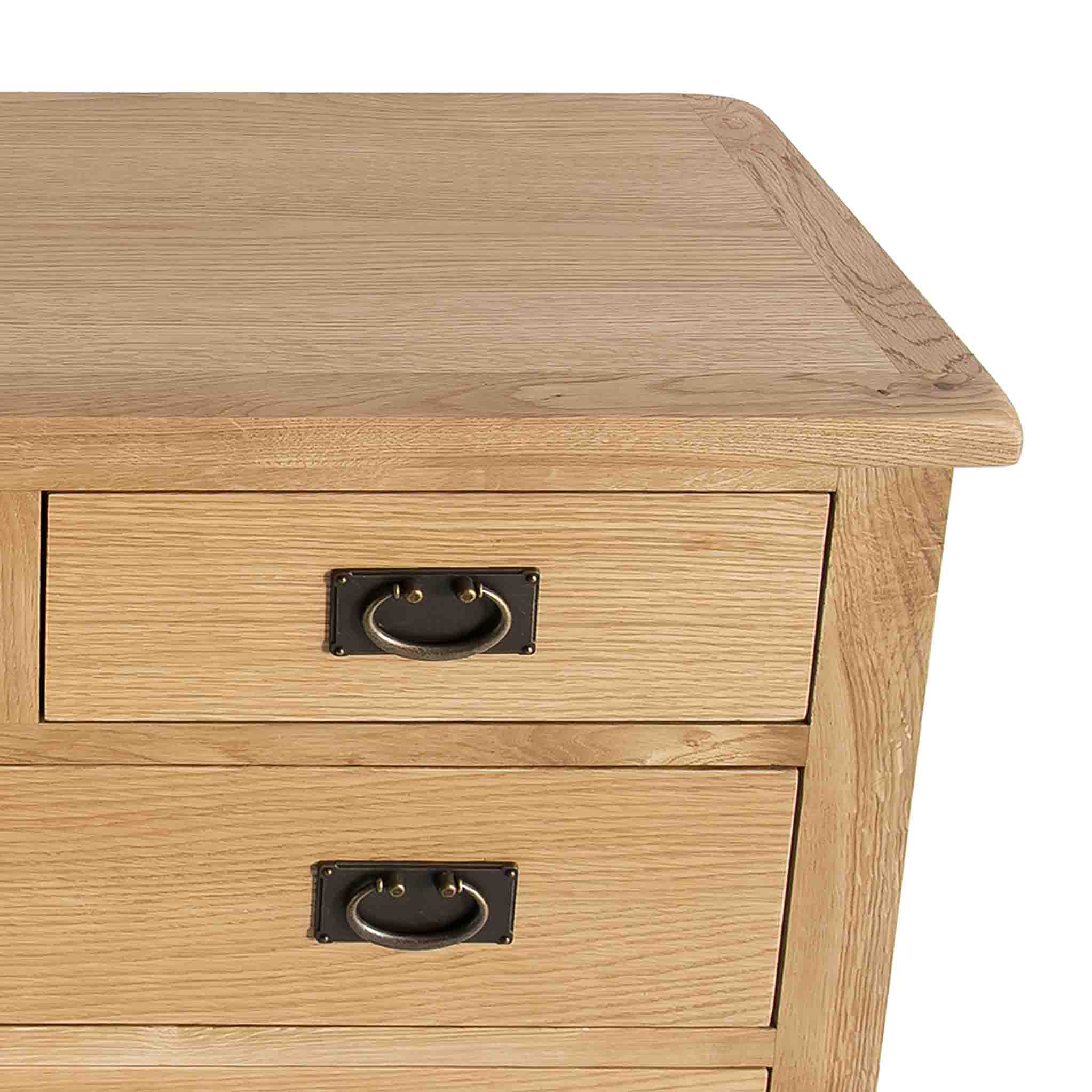 Commode Surrey Oak à 2 tiroirs superposés et 3 tiroirs