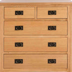 Commode Surrey Oak à 2 tiroirs superposés et 3 tiroirs