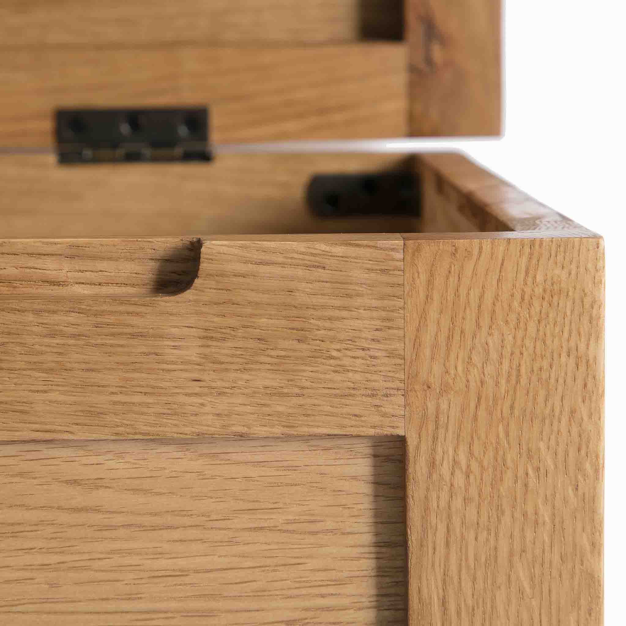 Coffre à couvertures en chêne du Surrey