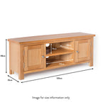 Meuble TV London Oak 120 cm