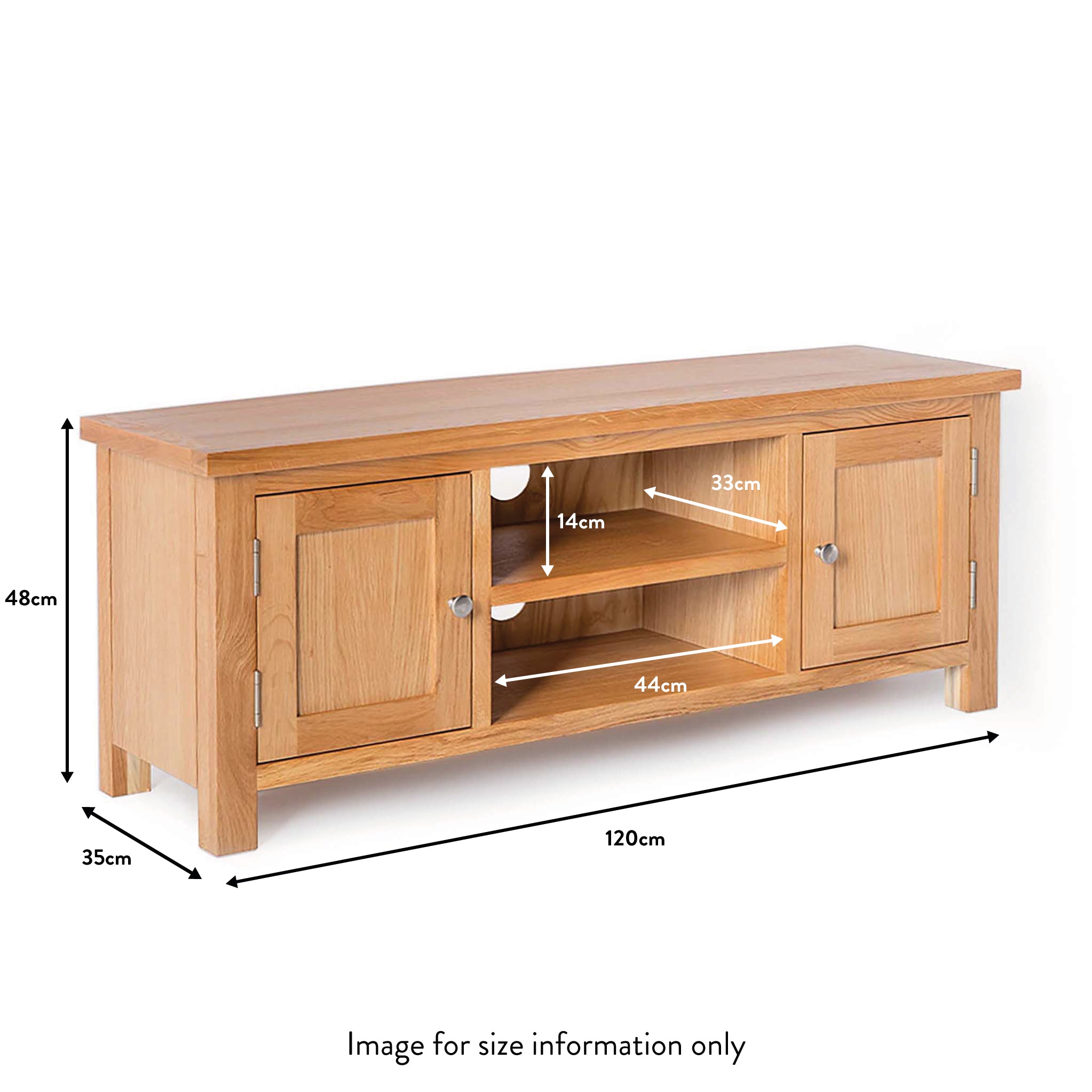 Meuble TV London Oak 120 cm