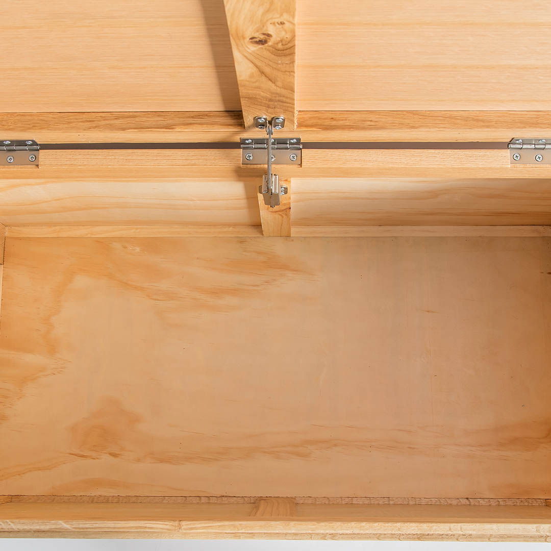 Coffre à couvertures en chêne de Londres