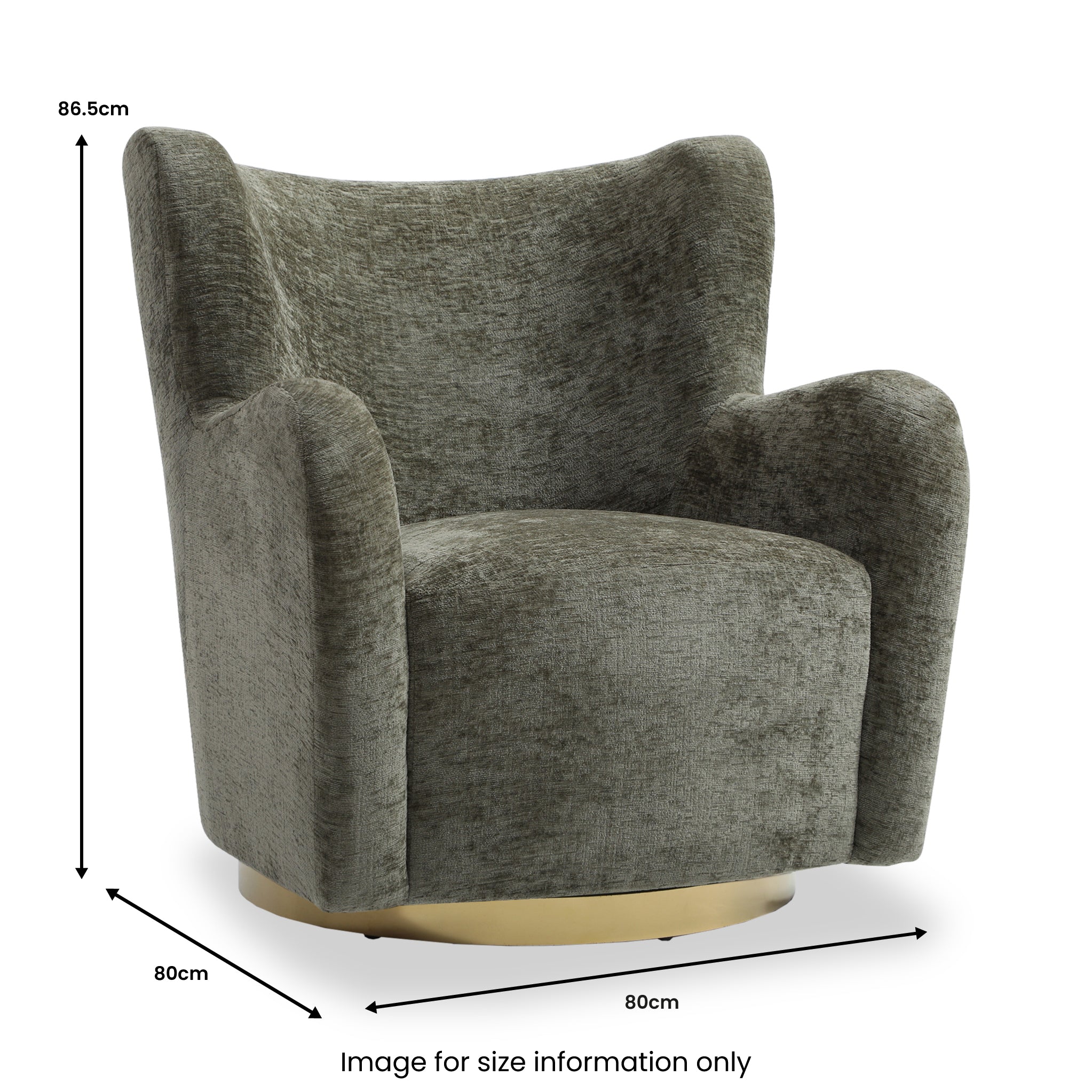 Fauteuil pivotant Eden