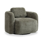Fauteuil pivotant en chenille Irving
