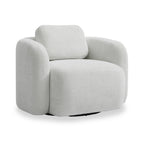 Fauteuil pivotant en chenille Irving