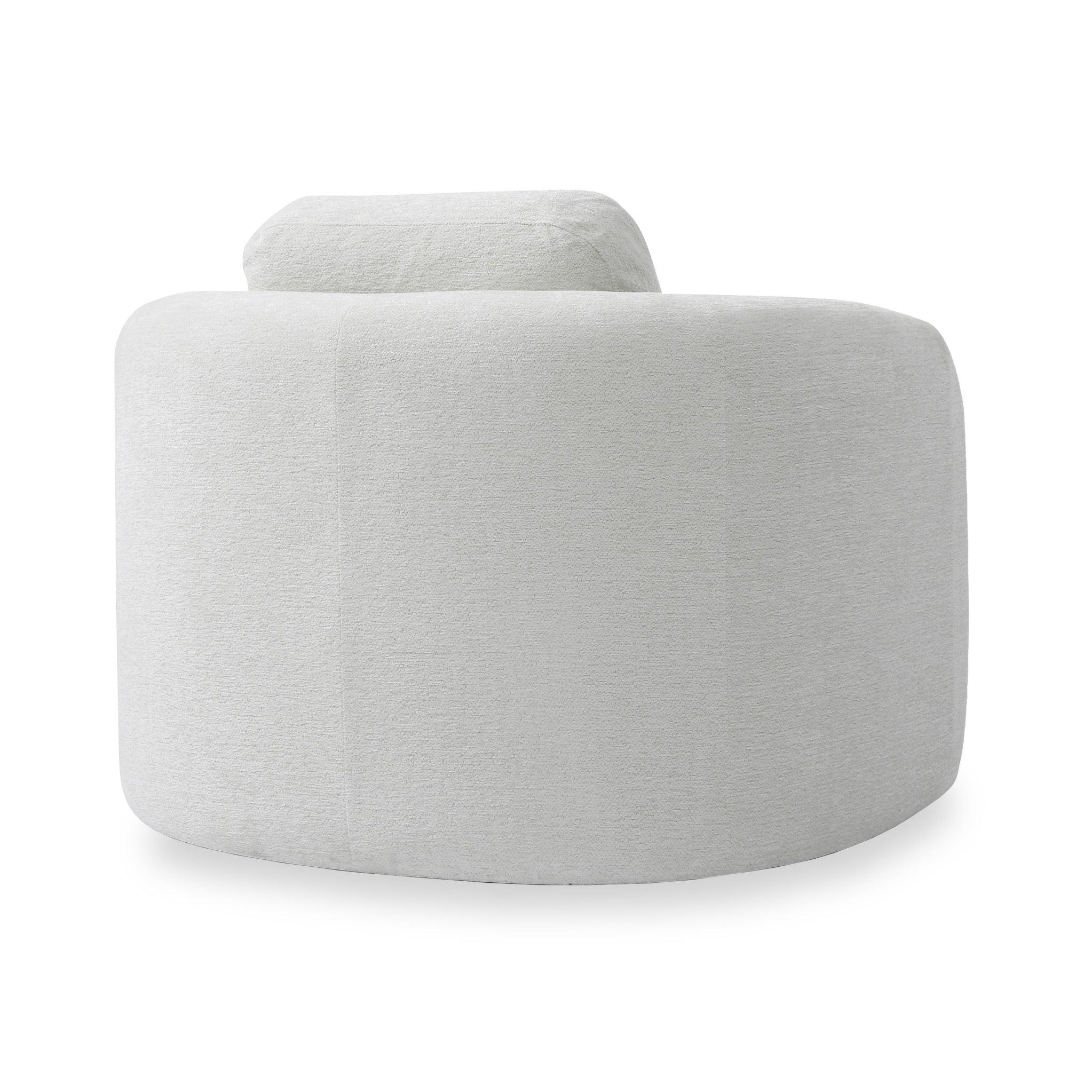 Fauteuil pivotant en chenille Irving