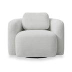 Fauteuil pivotant en chenille Irving