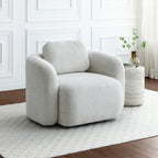 Fauteuil pivotant en chenille Irving