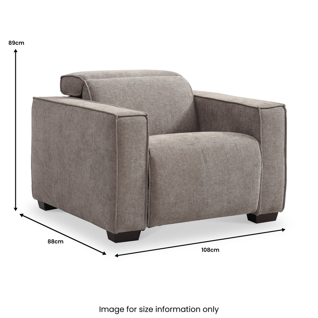 Fauteuil inclinable électrique Beaumont Chenille