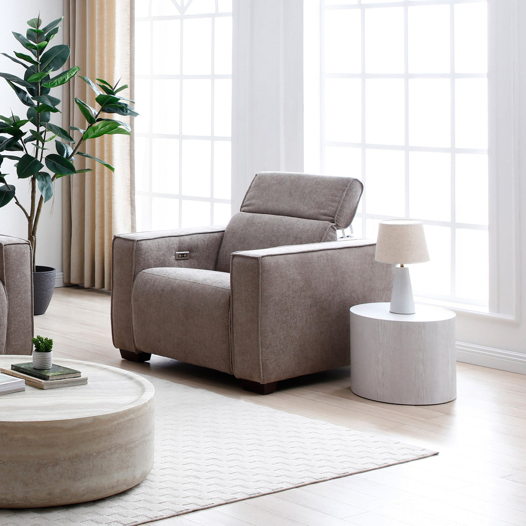 Fauteuil inclinable électrique Beaumont Chenille