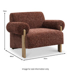 Fauteuil Karla Boucle
