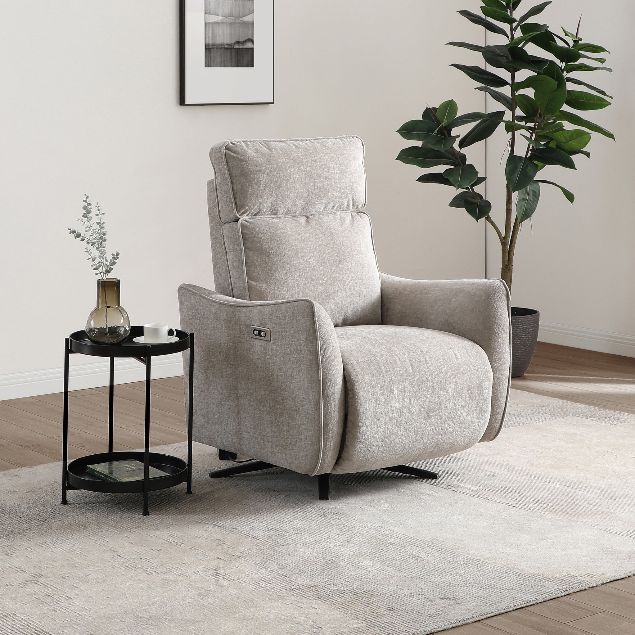 Fauteuil inclinable électrique pivotant Whitmore