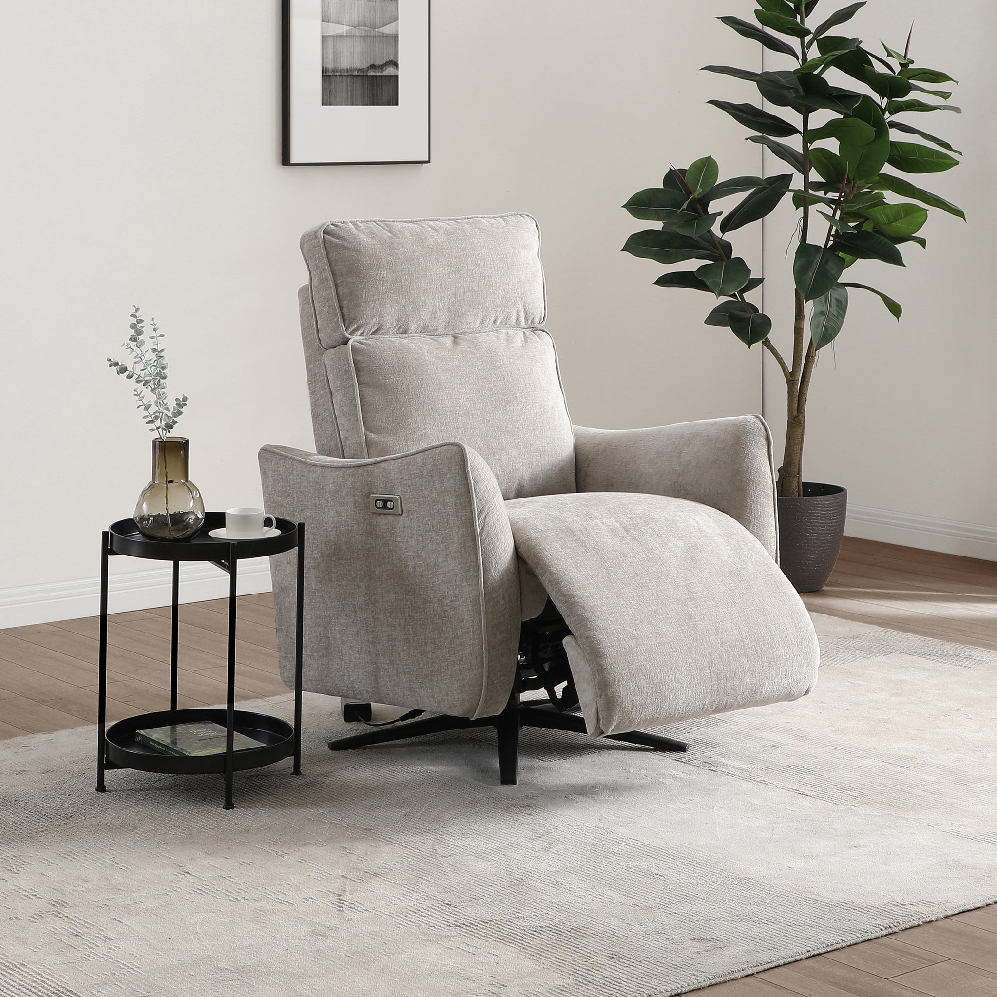 Fauteuil inclinable électrique pivotant Whitmore