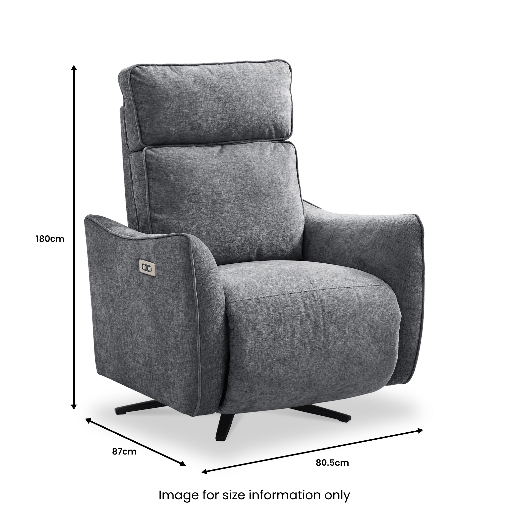 Fauteuil inclinable électrique pivotant Whitmore
