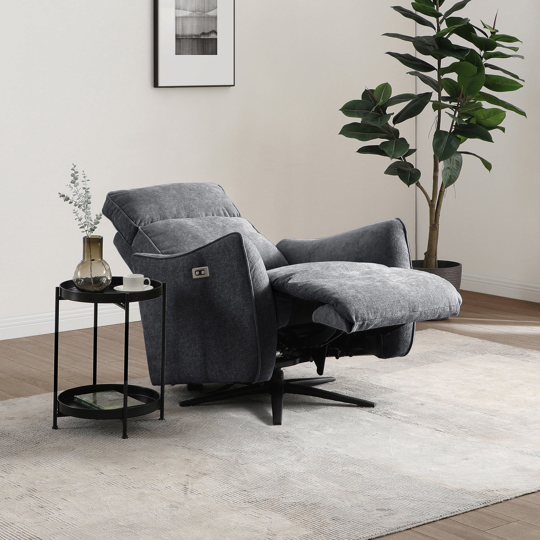 Fauteuil inclinable électrique pivotant Whitmore