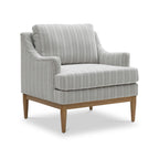 Chaise à rayures chenille Kendrick