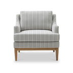 Chaise à rayures chenille Kendrick