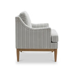 Chaise à rayures chenille Kendrick