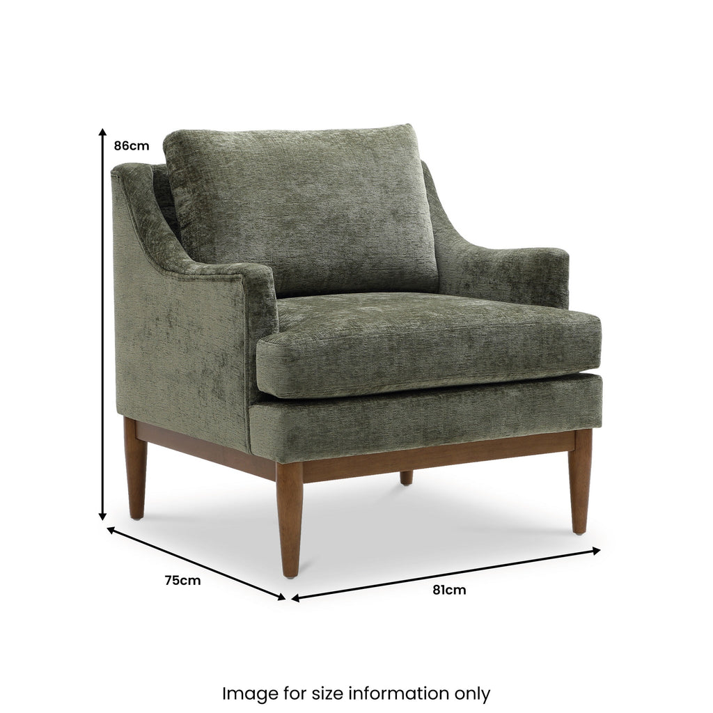 Chaise Kendrick en chenille