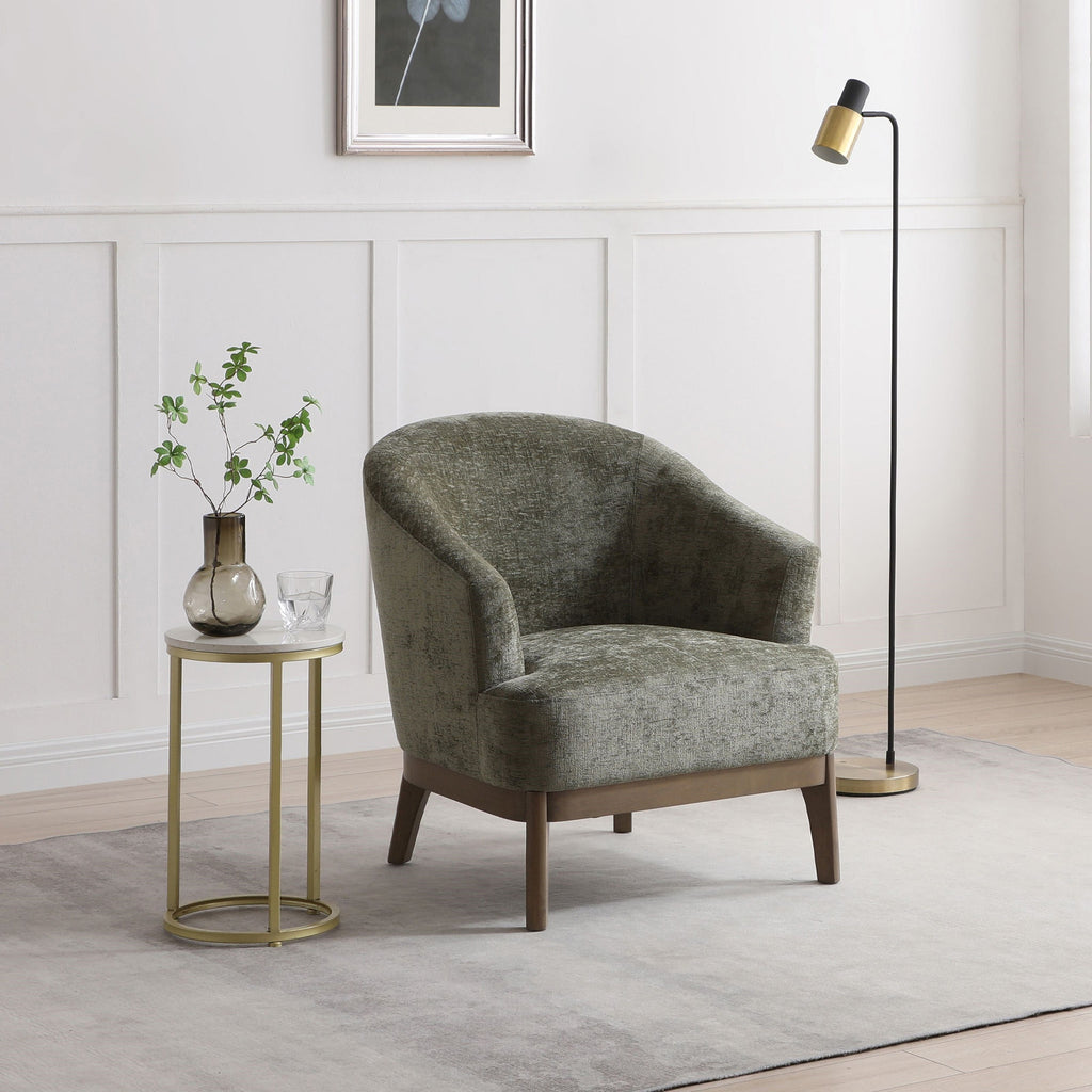 Fauteuil d'appoint Calloway en chenille douce