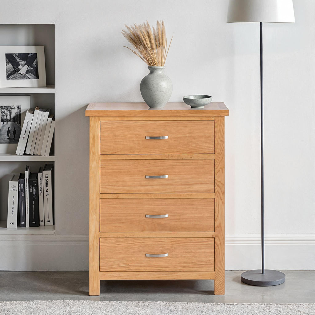 Commode à 4 tiroirs en chêne de Londres