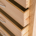 Commode à 5 tiroirs en chêne de Londres