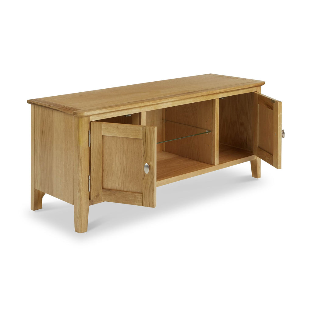 Meuble TV Alba Oak grand format 120 cm