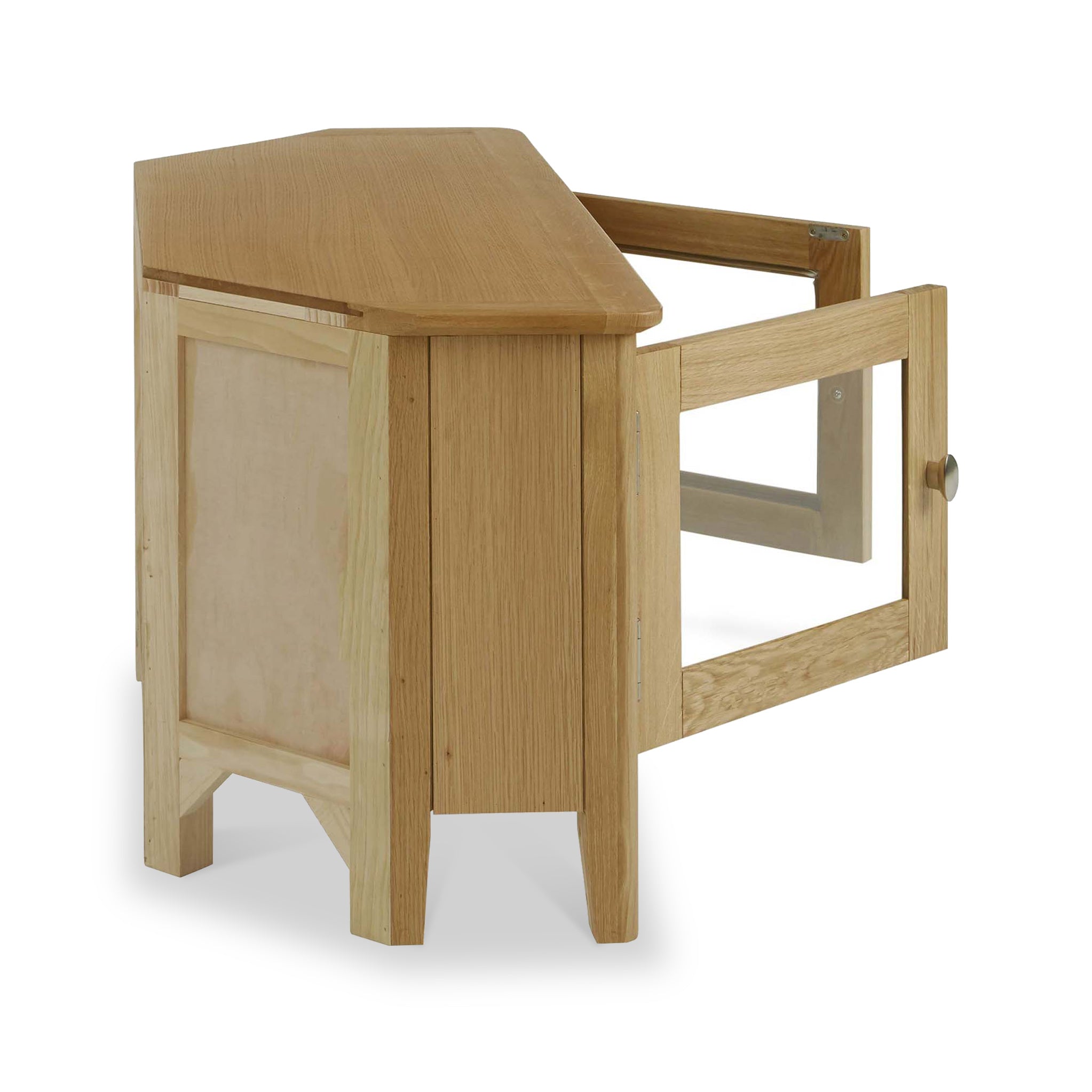 Meuble TV d'angle Alba Oak