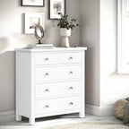 Commode Cornish à 2 tiroirs superposés et 3 tiroirs