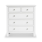 Commode Cornish à 2 tiroirs superposés et 3 tiroirs