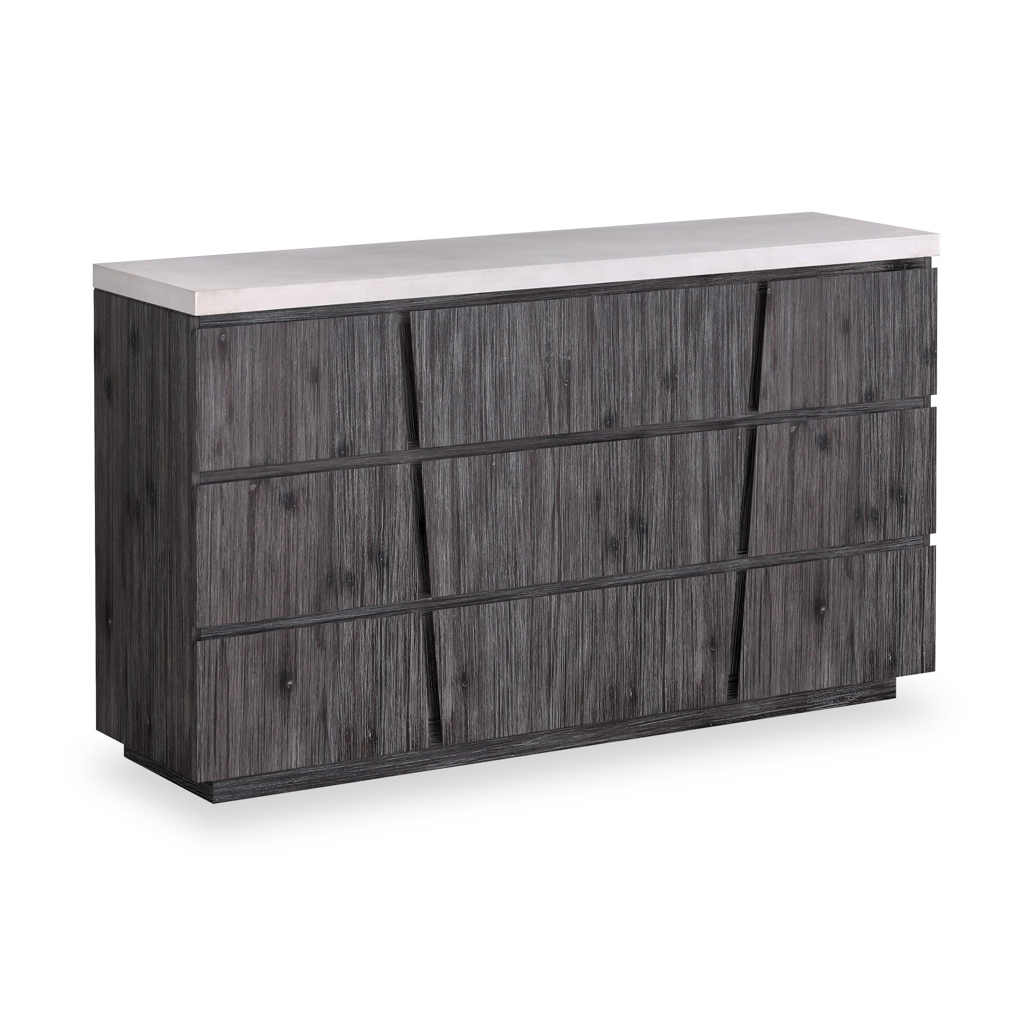 Commode Saltaire en acacia à 9 tiroirs