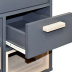 Meuble Kelso gris et chêne