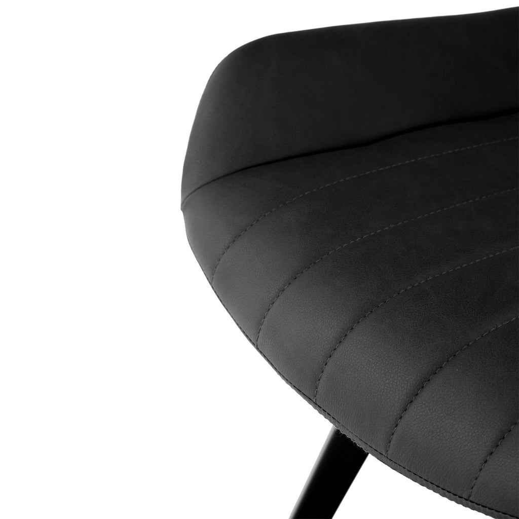 Chaise de salle à manger grise Cardona