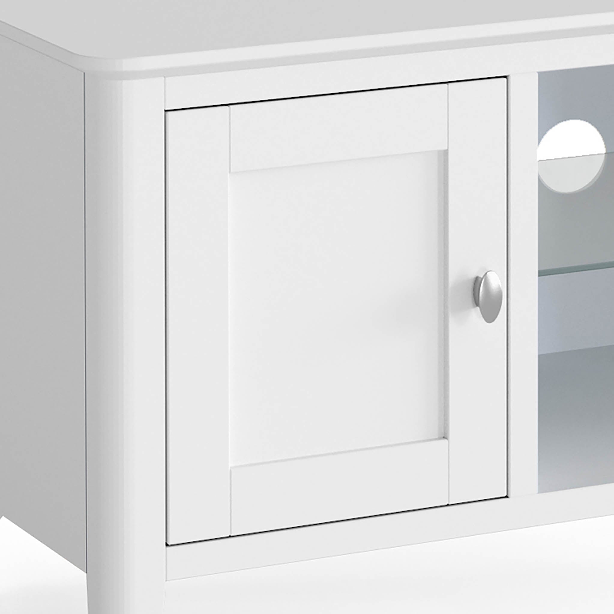 Meuble TV Chester White 120 cm