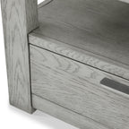 Meuble TV Cardona Wide 140 cm à 2 tiroirs