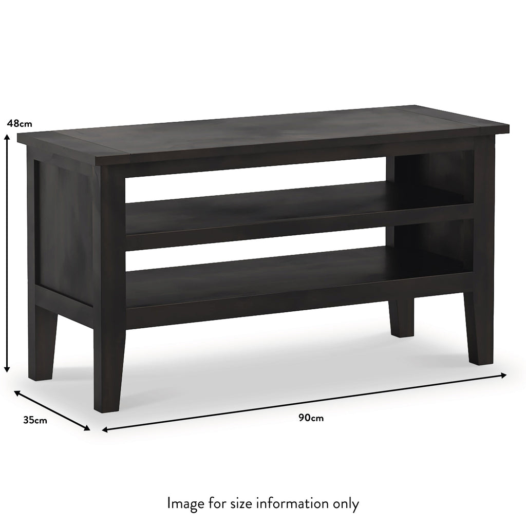 Meuble TV Elise Acacia 90 cm