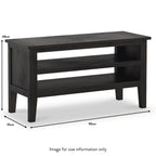 Meuble TV Elise Acacia 90 cm