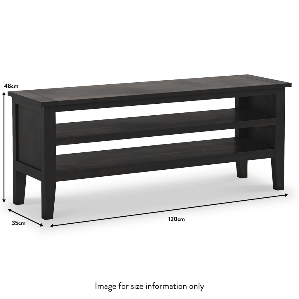 Meuble TV Elise Acacia 120 cm