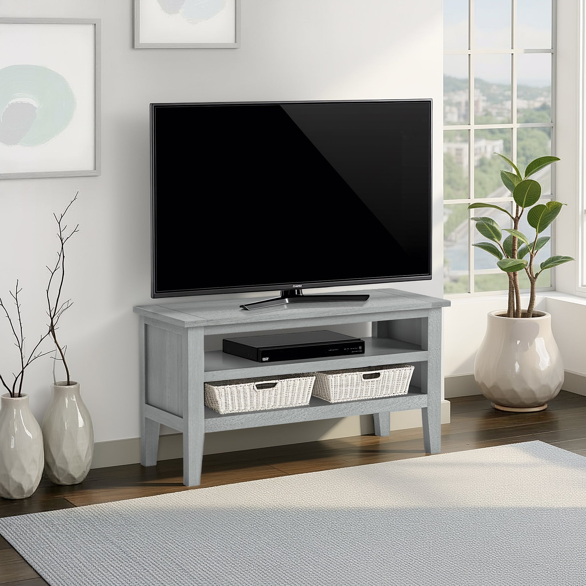 Meuble TV Elise Acacia 90 cm
