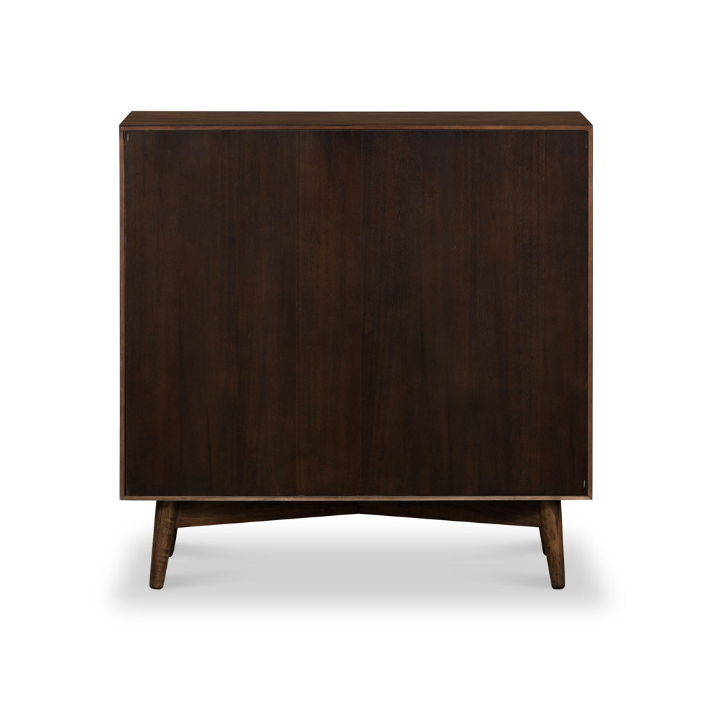 Commode à trois tiroirs rainurés Oskar