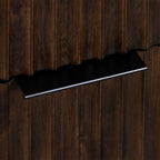 Commode à trois tiroirs rainurés Oskar