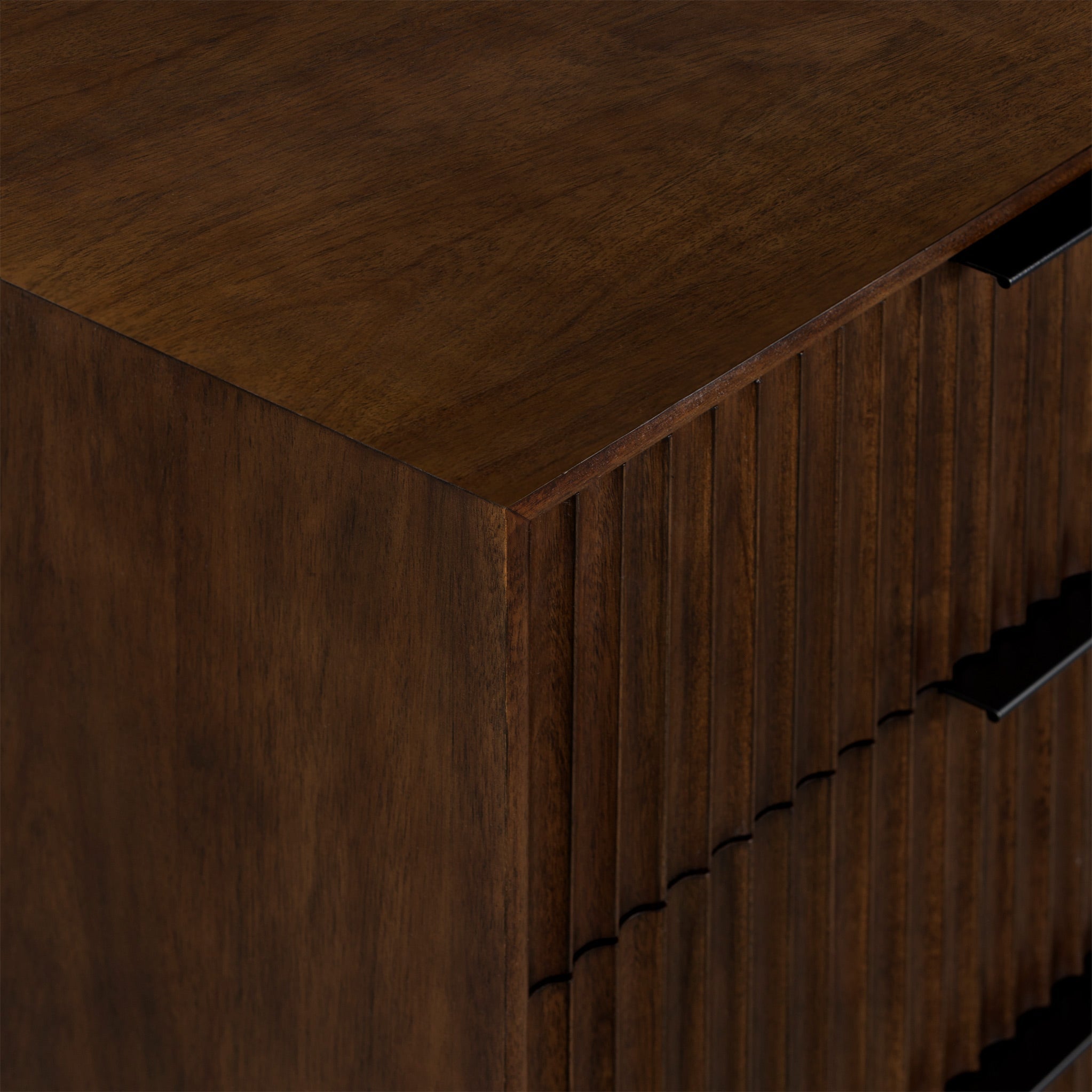 Commode à 6 tiroirs rainurés Oskar