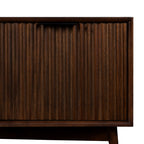 Meuble TV rainuré Oskar Wide 150 cm