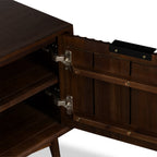 Meuble TV rainuré Oskar Wide 150 cm