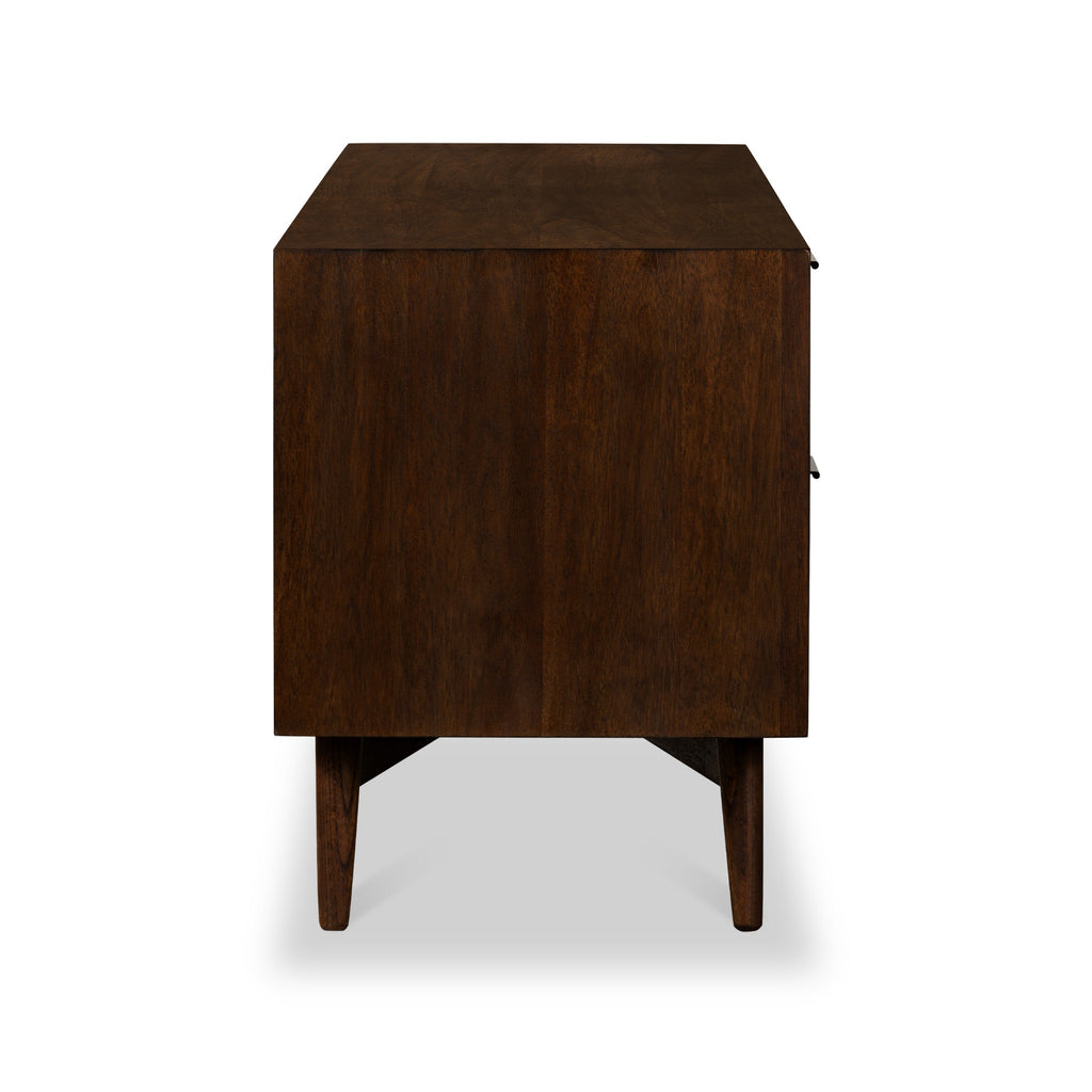 Meuble TV rainuré Oskar Wide 150 cm