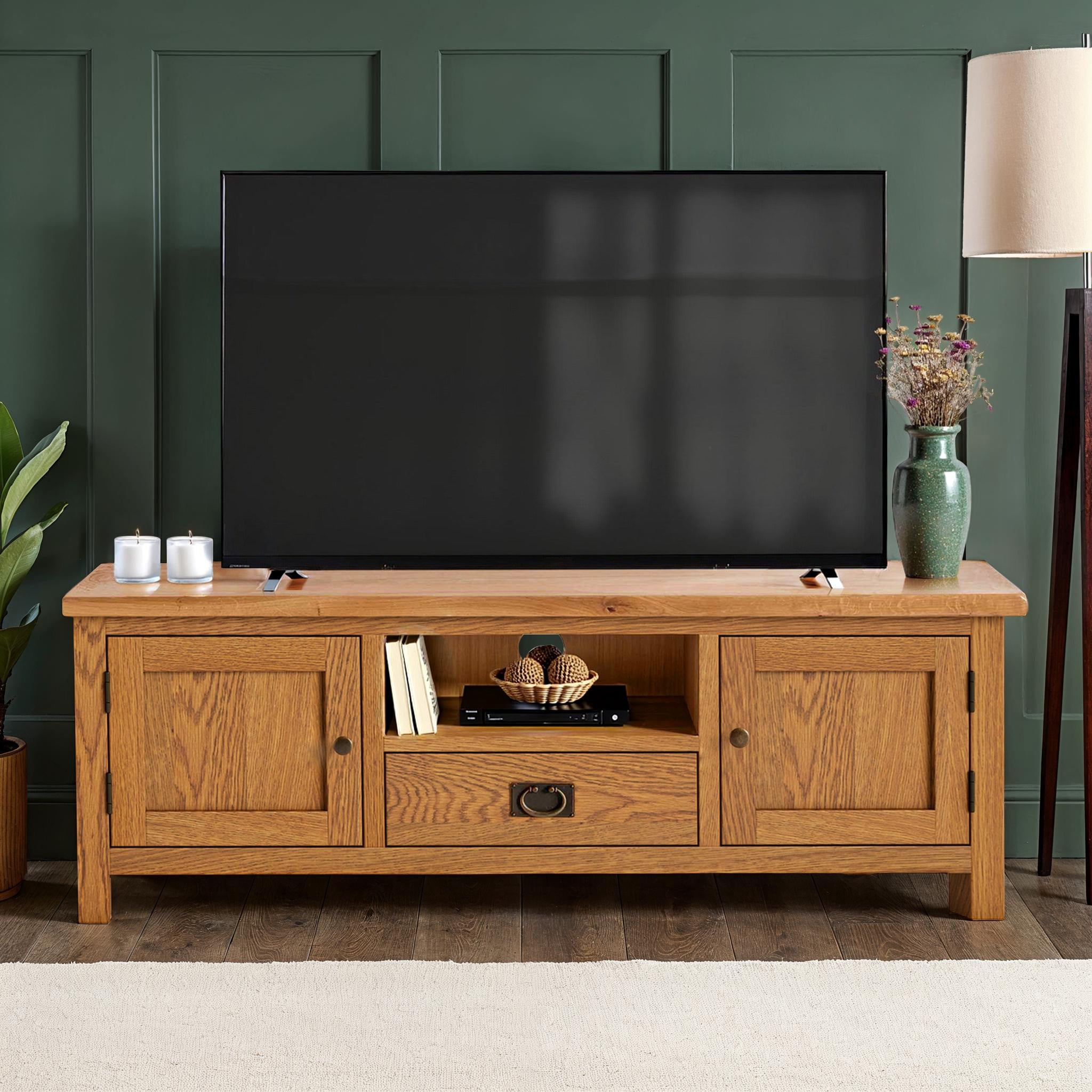 Meuble TV Surrey Oak de 140 cm de large
