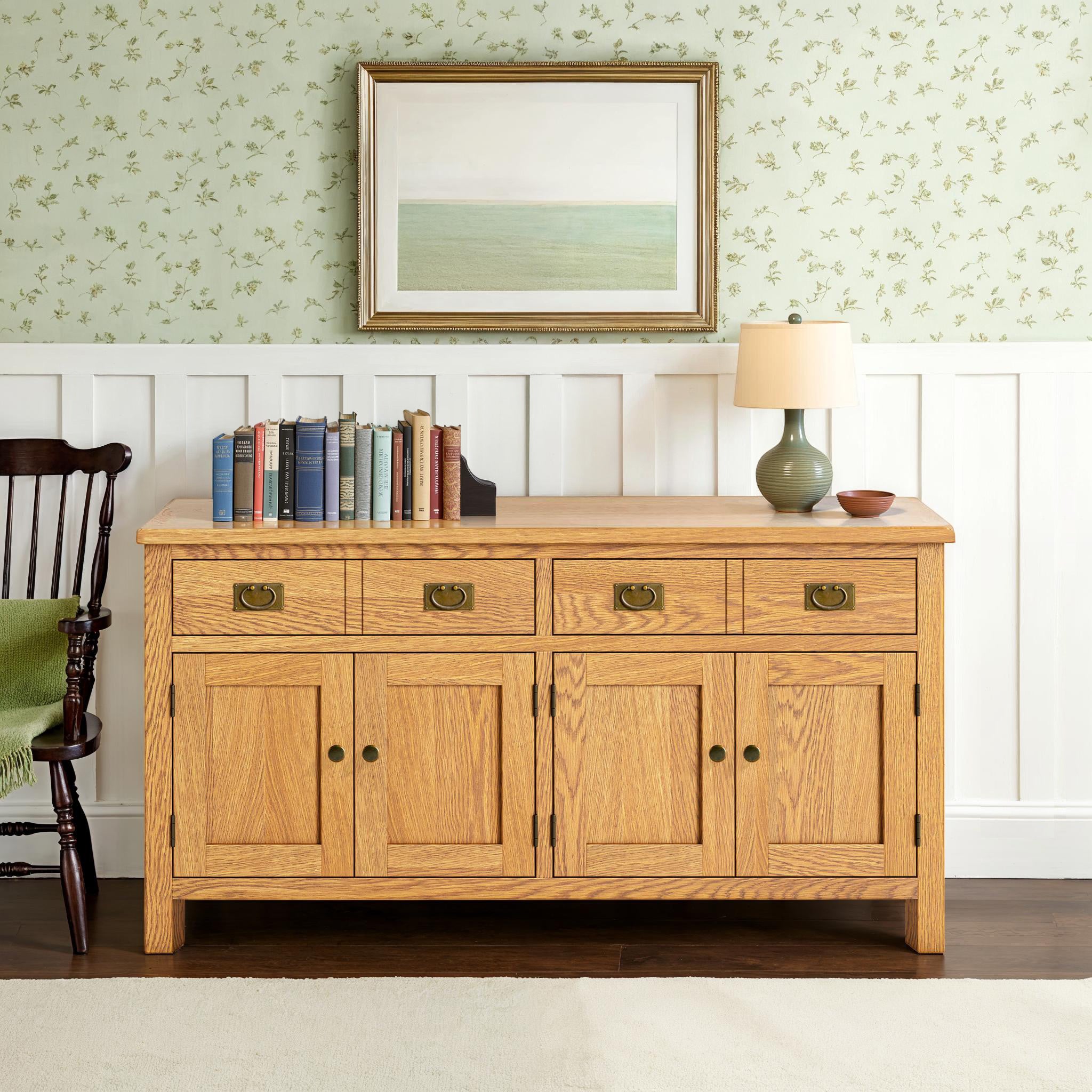 Buffet extra large en chêne Surrey