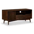 Meuble TV rainuré Oskar Small 110 cm